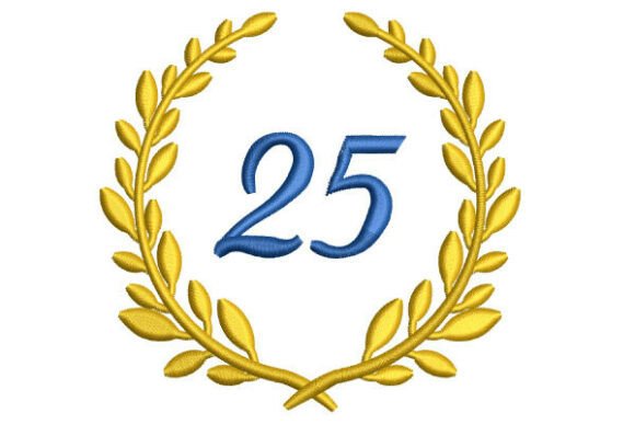 Anniversary Wreath with Number 25 Review