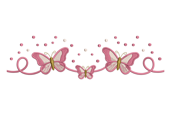 Butterfly Border – Cute Pink Design Review