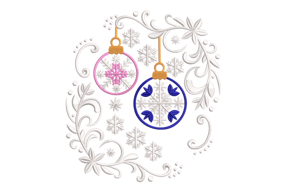 Christmas Ornament Swirl Embroidery Review
