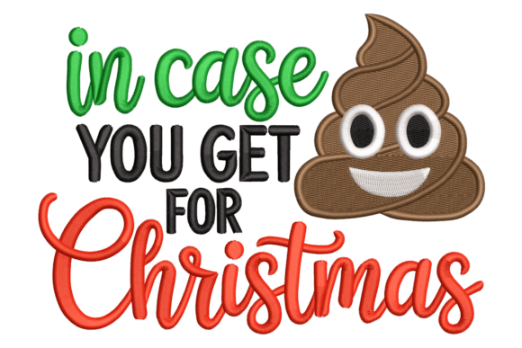 Funny Christmas Poop Embroidery Review