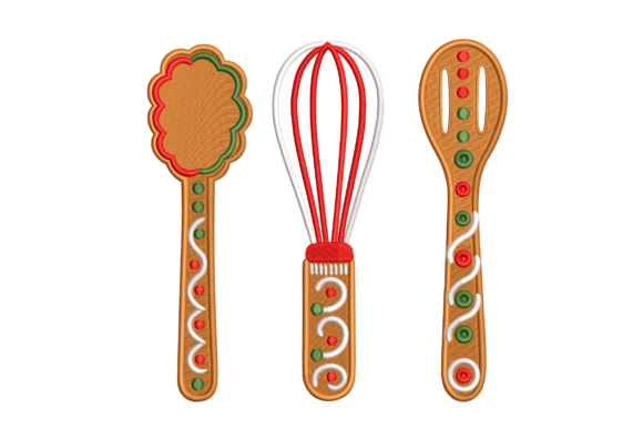 Gingerbread Kitchen Tools Embroidery Review