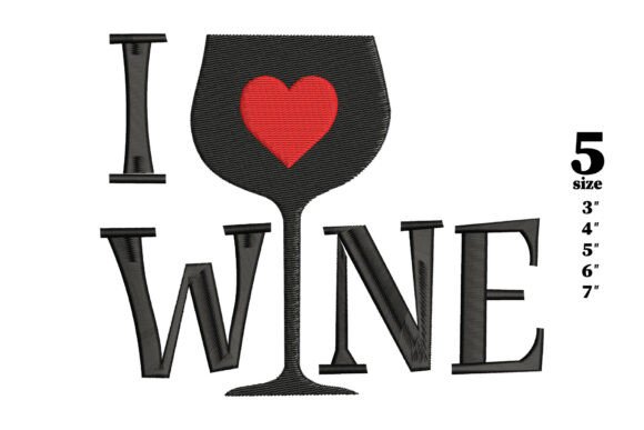 I Love Wine Embroidery Design Review
