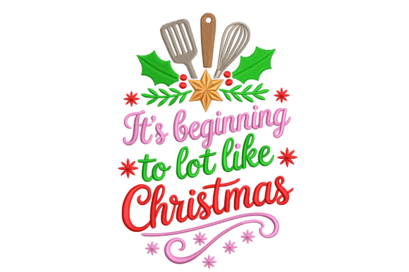 Kitchen Christmas β Baking Embroidery Review