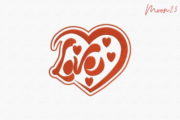 Love Heart Word Embroidery Design Review for Real Projects