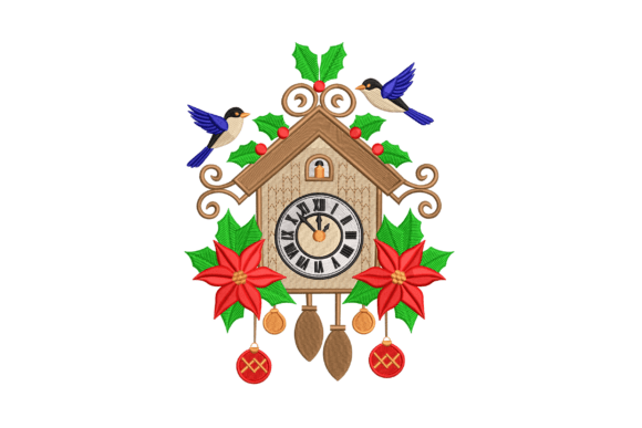 Review: Christmas Cuckoo Clock Embroidery Design