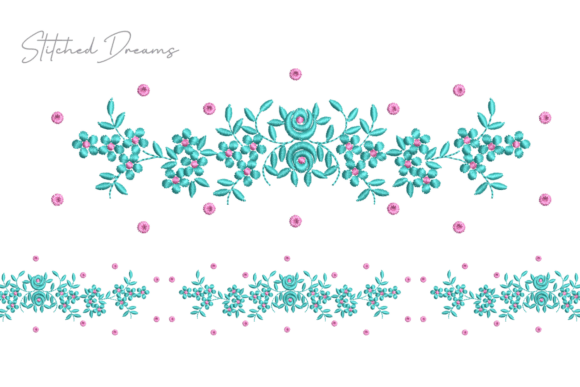 Review: Embroidery Borders of Flowers