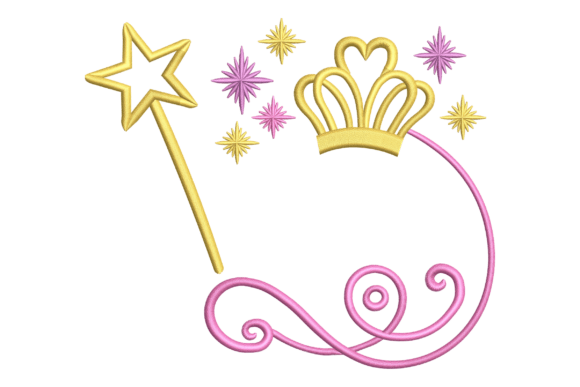 Review: Magic Wand and Crown Embroidery Design
