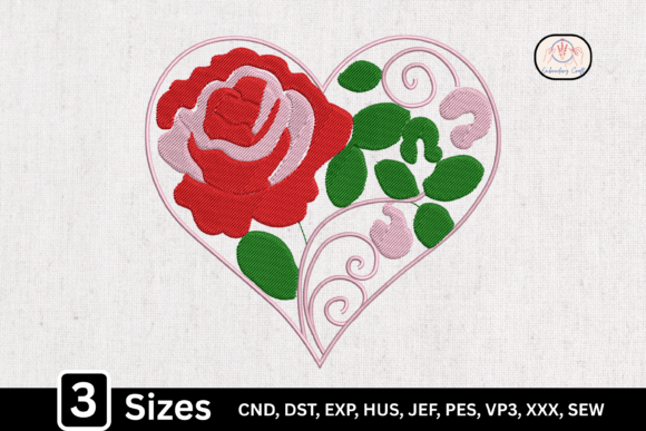 Rose Flower Line Art Heart Review