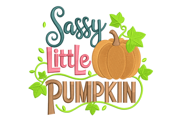 Sassy Little Pumpkin Embroidery Design Review
