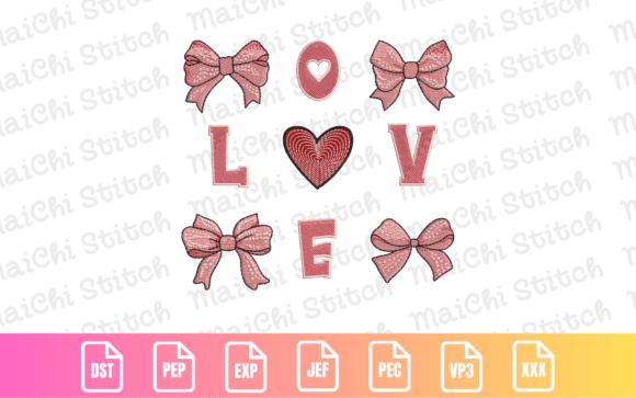 Valentine Bow Heart Alphabet Embroidery Review
