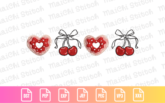 Valentine Heart Cookies Cherry Bow Review