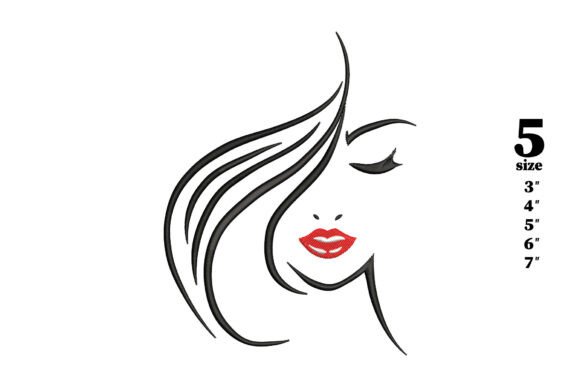 Woman Face Embroidery Design Review for Personalized Gifts
